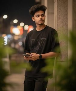 AI image generator prompt for men – business portrait example